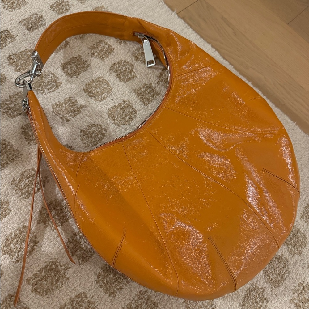 Rebecca Minkoff Vibrant Orange Hobo Bag